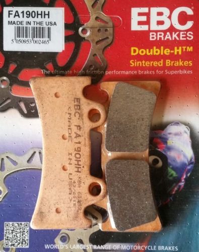 EBC Brakes EPFA Sintered Fast Street and Trackday Pads Front - EPFA190HH EBC Brakes EPFA Sintered Fast Street and Trackday Pads Front - EPFA190HH